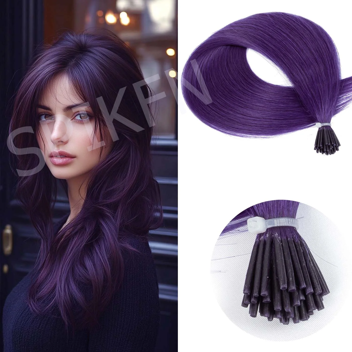 i-tip-hair-extensions-for-woman-real-human-hair-extensions-i-tips-k-tip-u-tip-hair-colorful-hair-purple-red-green-hair-cosplay