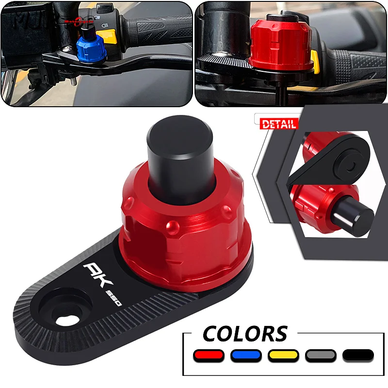 For Ak550 Xciting S400 S250 500 250 300 DownTown 125i 200i 300i 350i Motorcycle Parking Brake Lever Switch Parking Button Lock