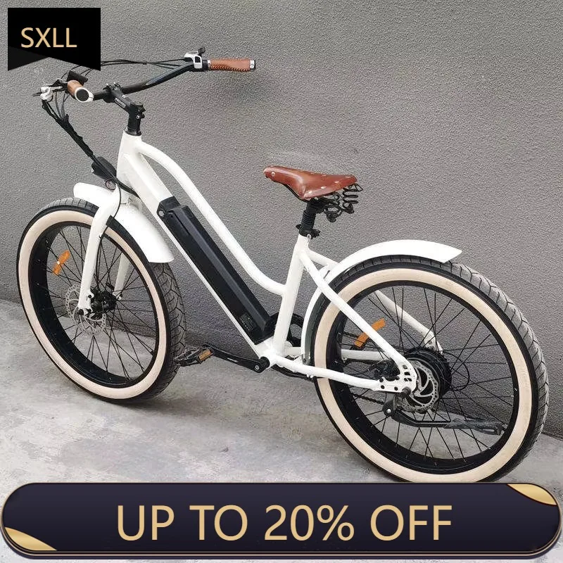 

SXLL 7500 Hot Selling Popular High Quality City Park Square Aluminum Alloy Disc Brakes Fast and Popular Electric Bicycles