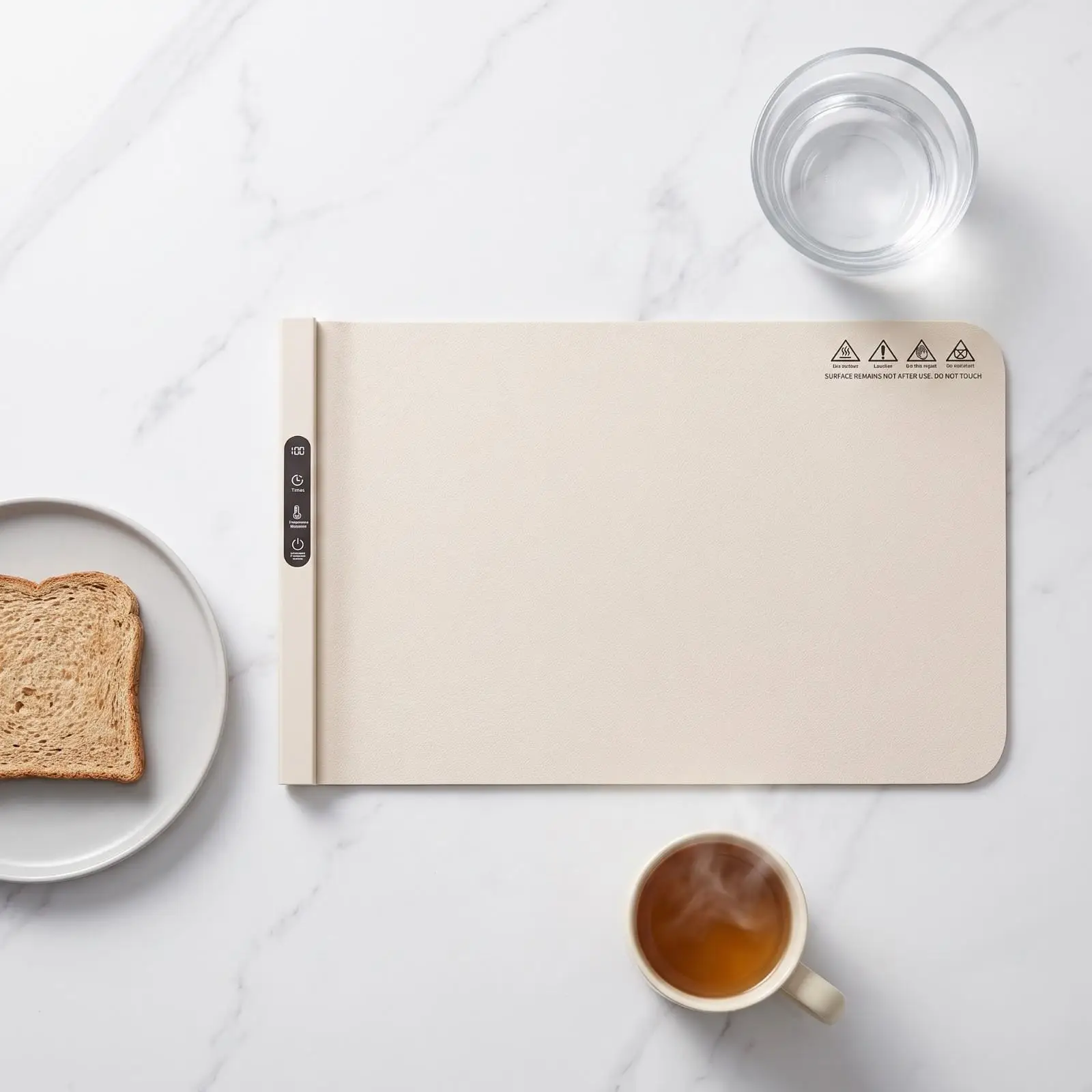 Space-Saving Electric Food Warming Board | Quick Heating Wire Construction, Compact Low-Profile Design, Silicone Warming Mat,