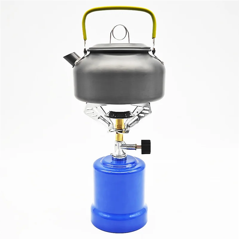 

RTSHE-Portable Outdoor 190G Euro Gas Tank Coffee Stove Adjustable Propane Gas Burner For Fishing Hiking Picnic