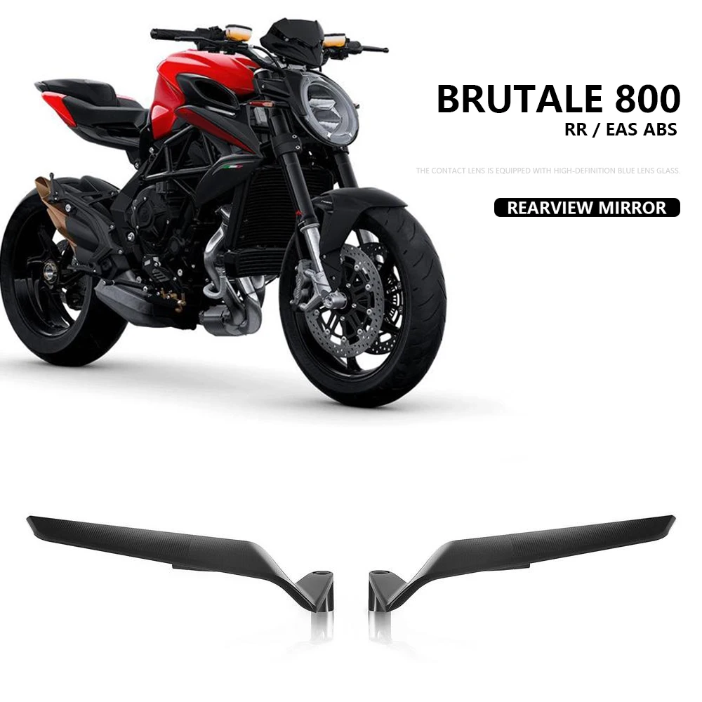 

Motorcycle Mirrors Stealth Winglets Mirror Kits Adjustable Mirrors For MV Agusta Brutale 800 2020 Brutale 800 RR EAS ABS 2016