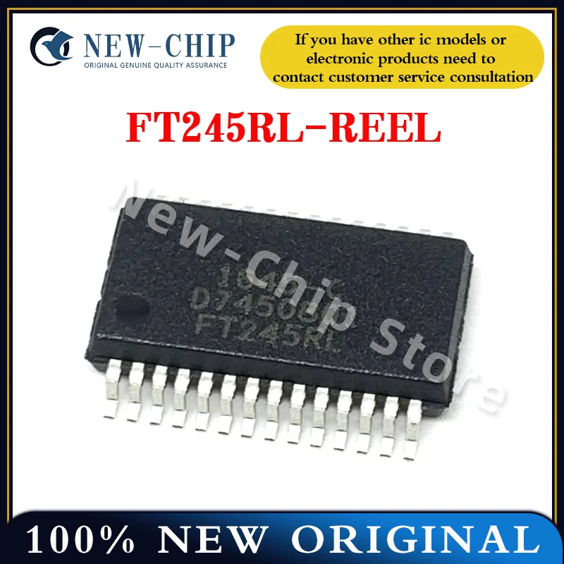 

2PCS-50PCS/LOT FT245RL FT245R FT245 FT245RL-REEL SSOP-28 NEW ORIGINAL