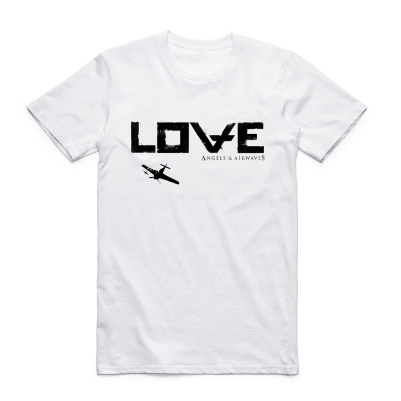 

2019 S-XXX Angels and airwaves Men Printed Ava Moon T-shirt Short sleeve O-Neck Harajuku Summer White Casual Tshirt