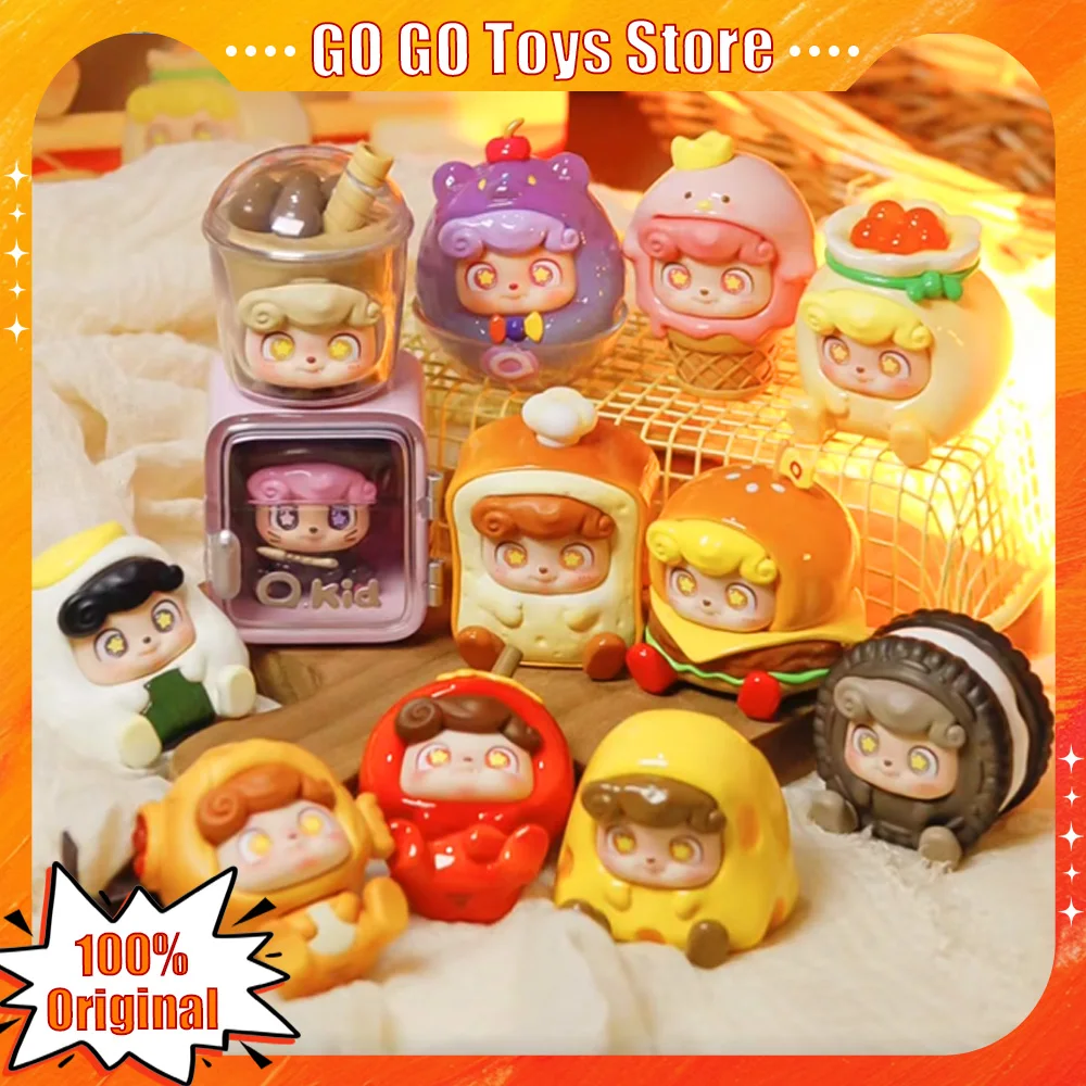 

Qkid Street Snack Series Mini Blind Box Ornaments Food Theme Dolls Trendy Cute Model Collection Party Favor Unboxing Fun Gift