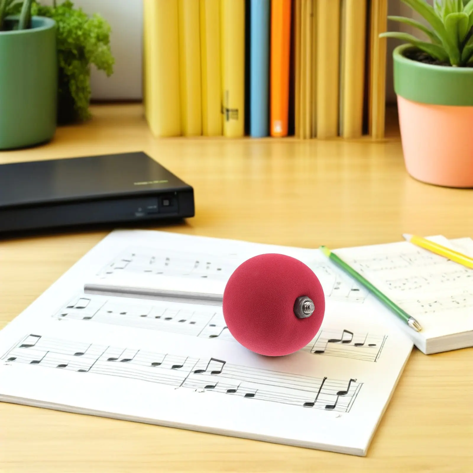 

Красный мягкий поролоновый бой для педали бас-барабана, эргономичная замена молотка для бас-барабана, аксессуар для кахона, малого барабана, перкуссионных инструментов