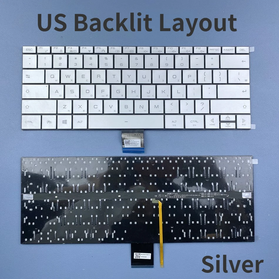 

US Korean Brazil Backlit Keyboard For Tongfang PF4NU1F PF4WN2F PF4MN2F 14' Series