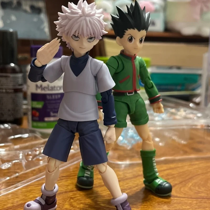 

В наличии: Фигурки S.H.Figuarts по аниме Hunter X Hunter — Килуа Золдик, Гон Фрикс. Коллекционные шарнирные фигурки из ПВХ. Подарки.