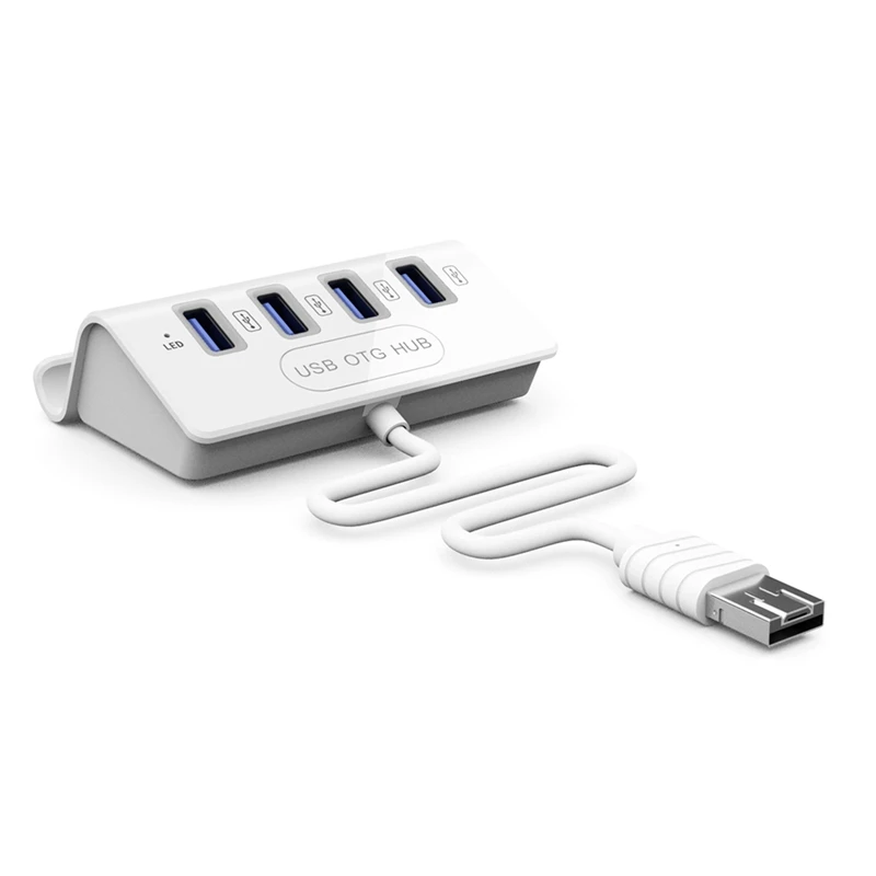 N11R--4-в-1-концентратор-подставка для телефона-держатель-USB-C-кабель-разветвитель-USB2.0-удлинитель-адаптер-конвертер-зарядка-док-станция