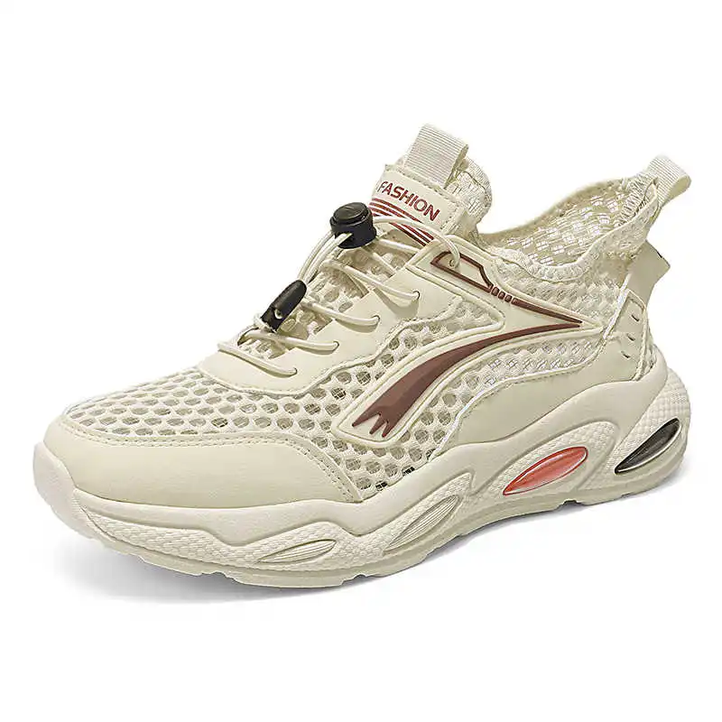 

Ecoleather Perforated Men's Autumn Spring Sneakers Woven Beige Loafers Original Luxury Designer Shoes Sport Due To Tensi