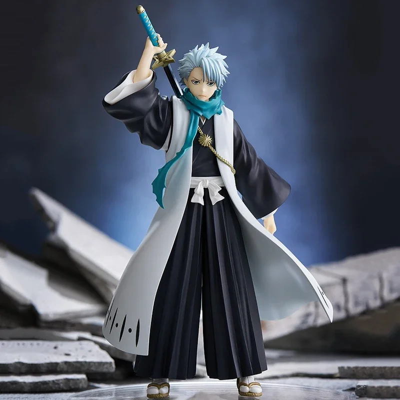 Original GSC POP UP PARADE BLEACH Hitsugaya Toushirou Anime Figure Action Figurine Collection Model Doll Toys For Birthday Gift