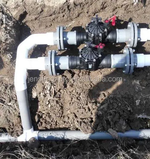 Électrovanne 400PH 4 Inch Solenoid Valve DN100 Flange or Thread Connection Agriculture Irrigation pilot Hydraulic Plastic Nylon Hydraulique — détail 1