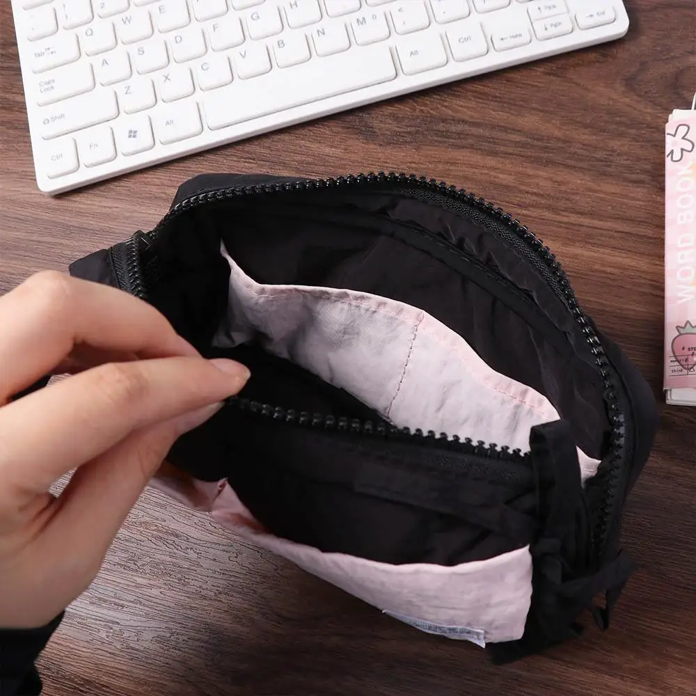 

Bowknot Y2K Bow Stationery Bag Large Capacity Desktop Storage Korean Pencil Case Cosmetics Card Pen Y2K Ins Ins Pencil Pouch