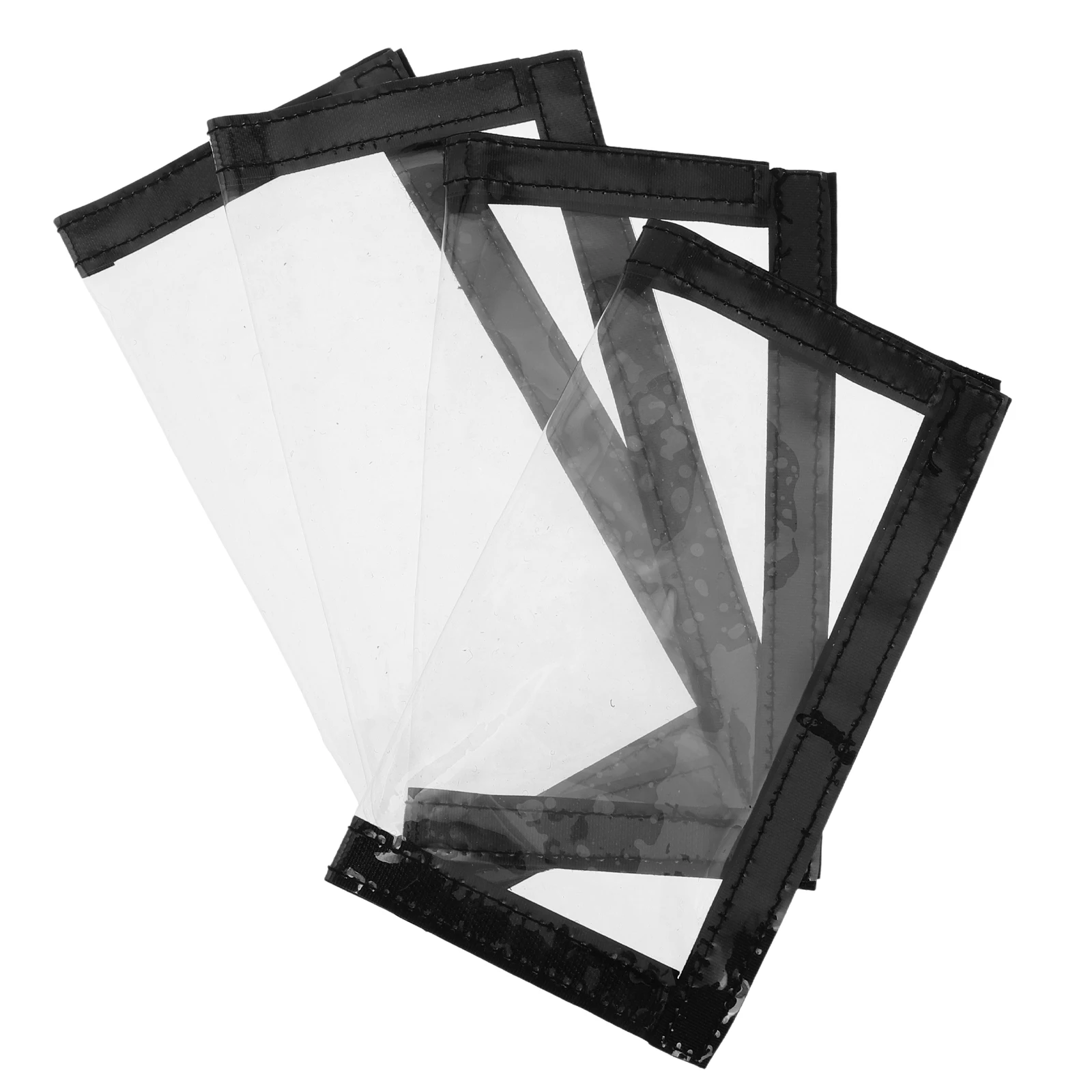 

4pcs Transparent Lure Bait Protectors Clear PVC Cover Storage Case Fishing Supplies Accessories Kit Boat Iron Plate