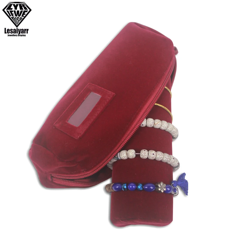 Flannelette Bracelet Stick Bracelet Storage Bag Display Bracelet Creative Jewelry Jewelry Display Storage Display Props