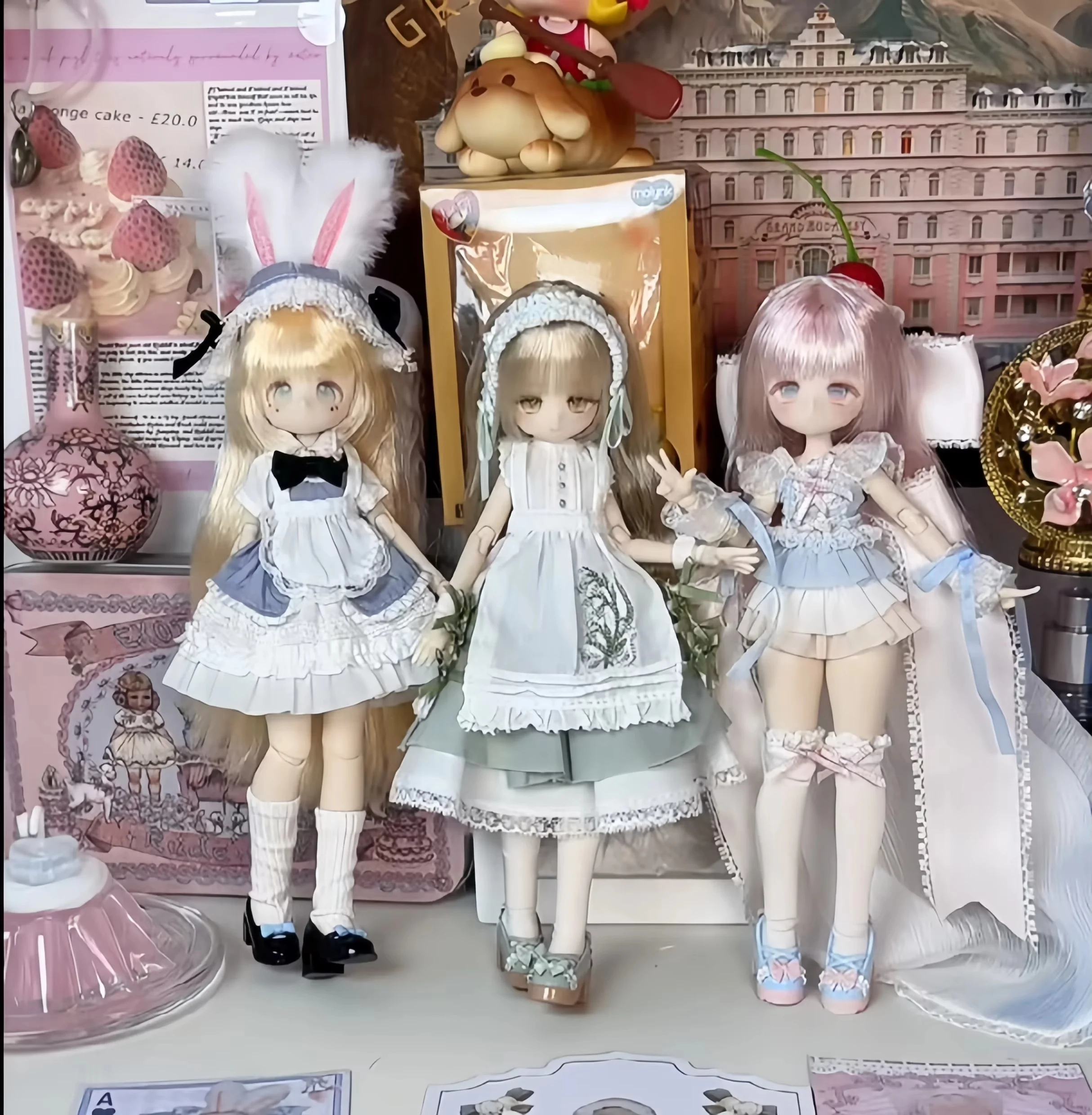 

Momotale 1/6 Mjd Lily Of The Valley Whispers Rabbit Tea Blind Box Party Spring Series Articulated Action Figure Diy Mjd Toys