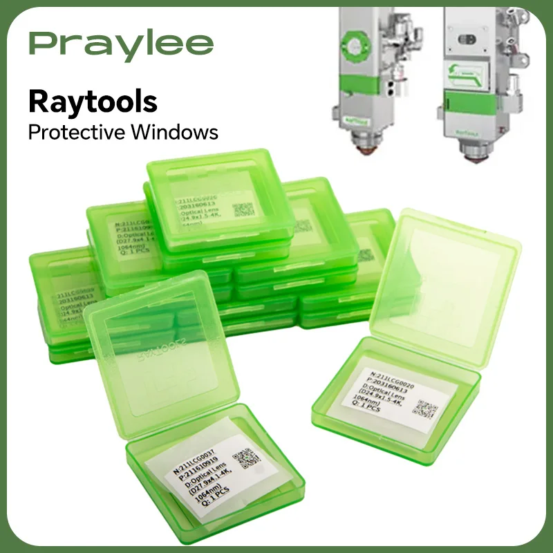 Raytools Laser Protection Window Lens Oryginalne soczewki laserowe światłowodowe 27,9x4,1 24,9x1,5 Okna ochronne dla BM110 BM111 BT210