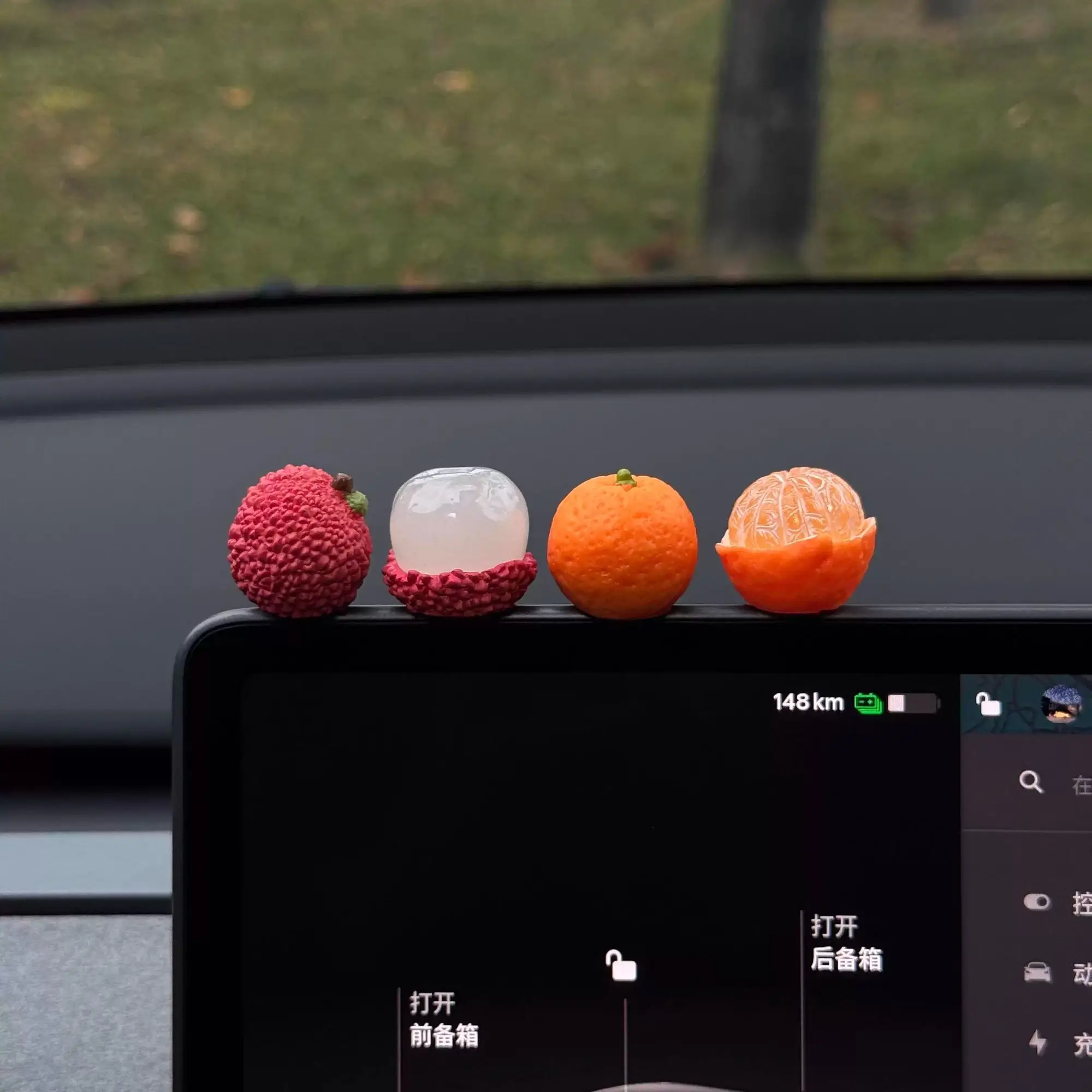 

Lucky 2026 Car Dashboard Decor Orange Fortune Cute Screen Ornament Fashion Creative