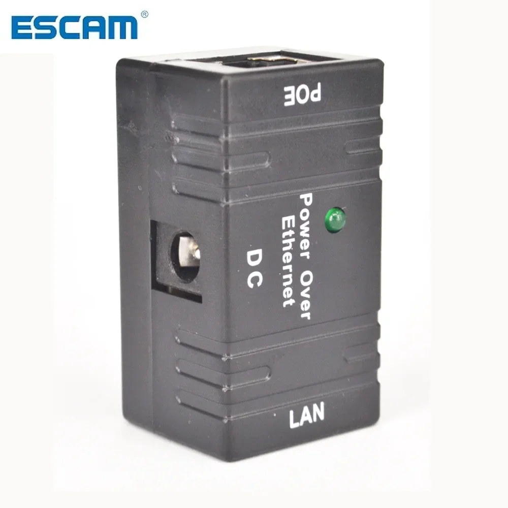السلبي تيار مستمر الطاقة عبر إيثرنت RJ45 10/100mbp محول تركيب على الحائط لشبكة LAN الأمن كاميرا IP POE الفاصل حاقن