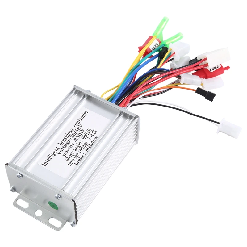 36V/48V 350W E-Bike Brushless Controller For Electric Bicycle E-Scooter Dual Mode Sensor/Sensorless