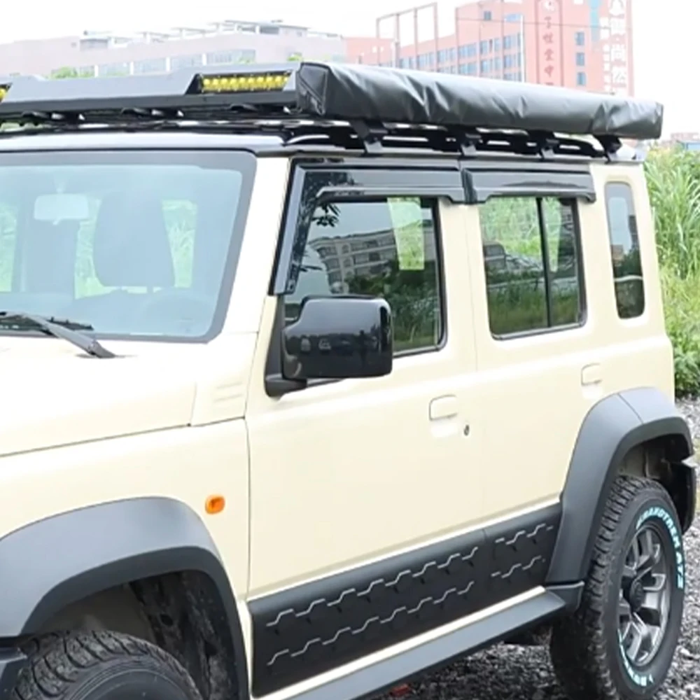 JMN093 4PCS Rain Shield Car Side Window Deflectors Vent Visors Window Visor for Jimny 2023-2026 Five Doors