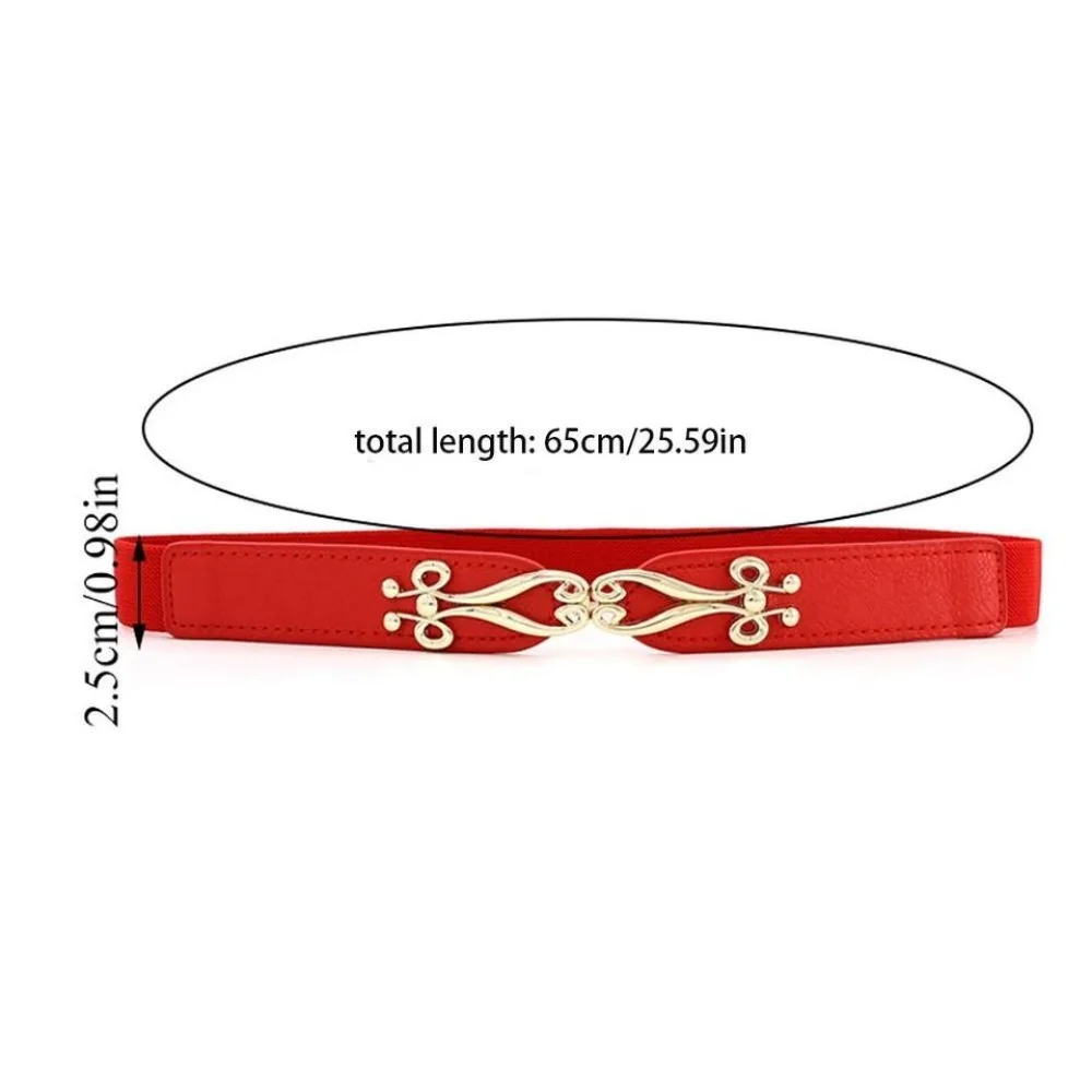 Модный Эластичный пояс для платья, тонкий нижний тонкий пояс в Корейском стиле, универсальные поясные ремни