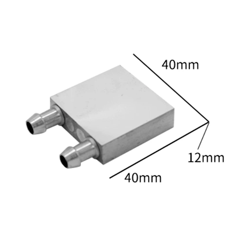 Aluminium CPU Kühler Kühler 30 40 80 120 160 200 240 250 300mm Prozessor PC Laptop Kühlkörper, CPU GPU Wasser Kühlung Block