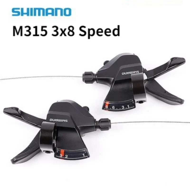 Shimano Altus SL-M315 Bike Shifter Lever Left 3S Right 7S 8S Shifter Trigger Rapid Fire Plus Shifter Cable M315