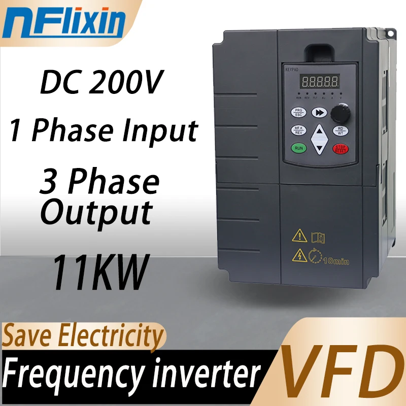 Newly launched high-quality high-power 220v solar VFD DC input 200-400v 11-55kw water pump motor speed controller