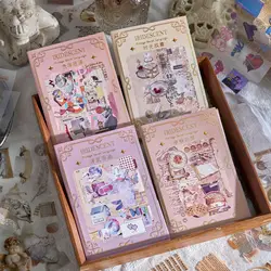 20 pcs vintage sticker book DIY  collage decorative paper Scrapbooking Material handmade Diary Album Junk Journal Supplies