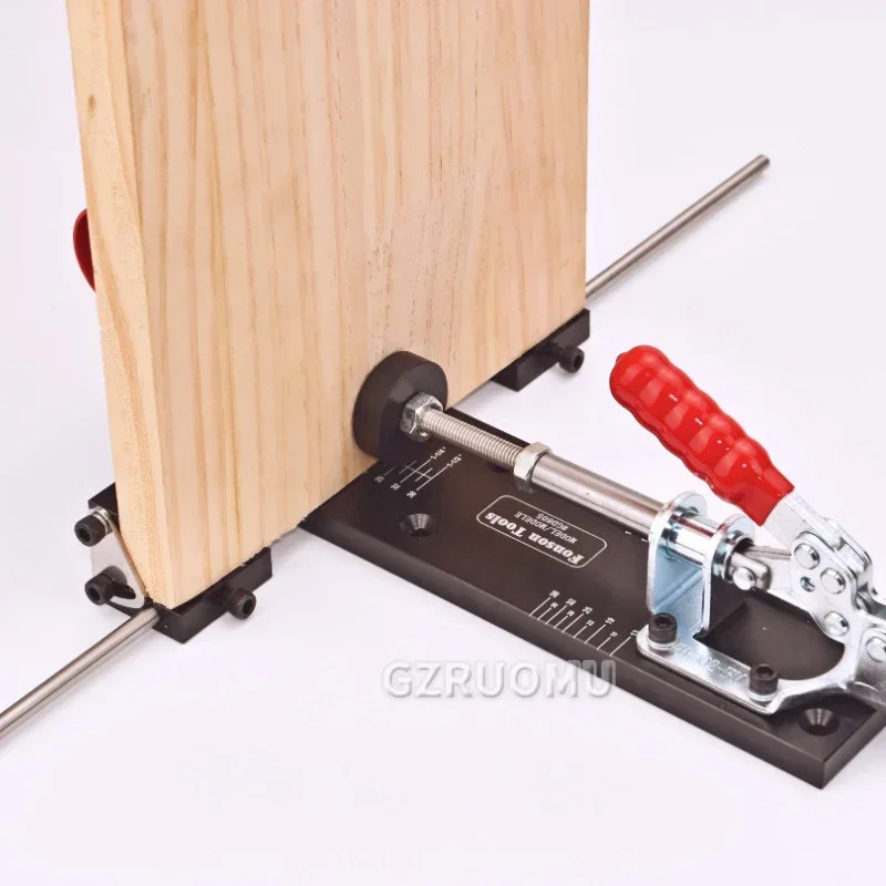 GD805 Woodworking Inclined Hole Doweling Jig Pocket Hole Jig Kit With 9.5mm Drill Bit Guide For Hole Puncher Furniture