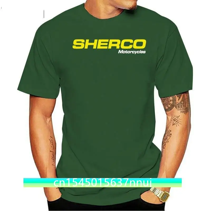 NEW SHERCO MOTORCYCLE MEN'S TEE T-SHIRT