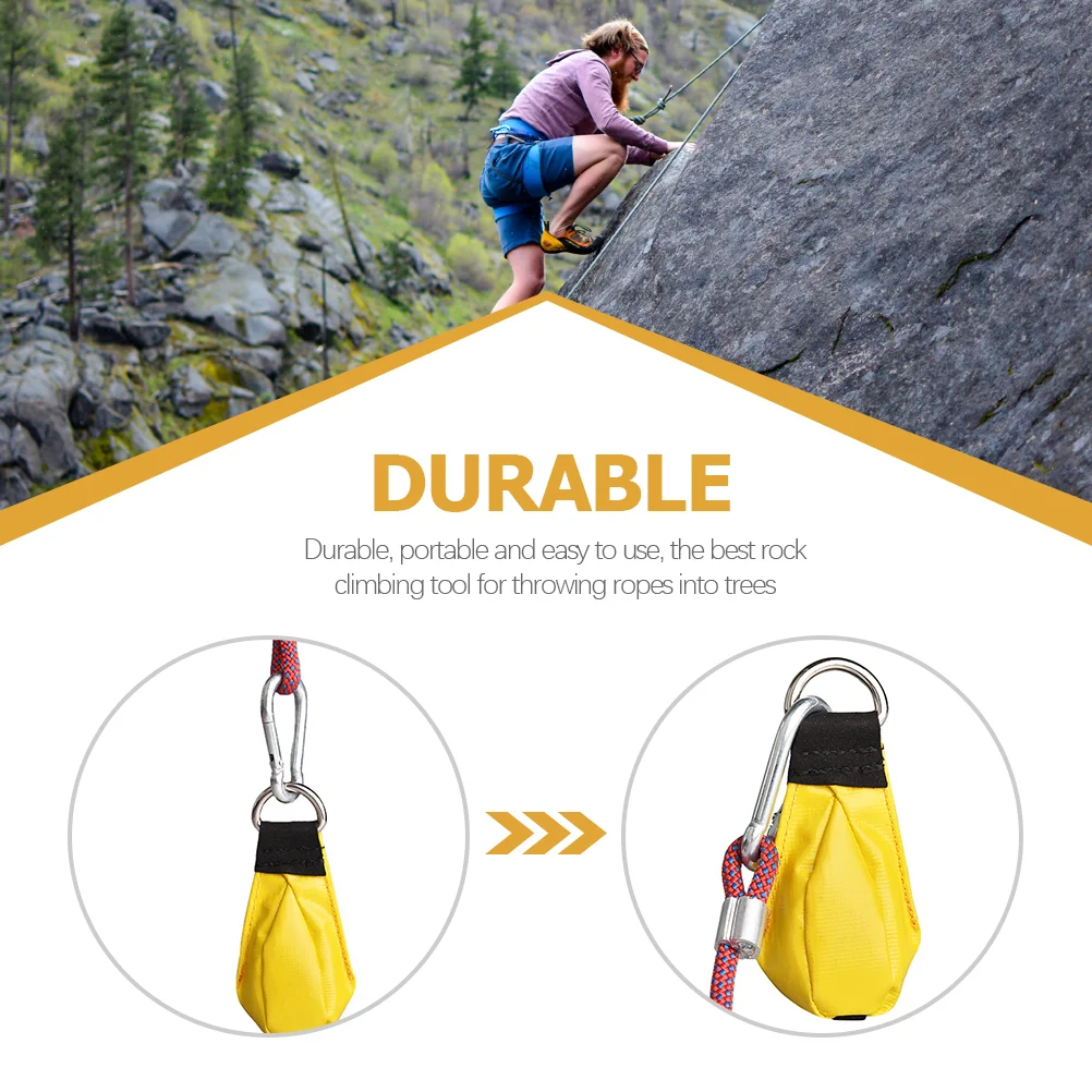 Accessories Rock Climbing Throw Bag Stainless Steel Wear-resistant Throwing Rope