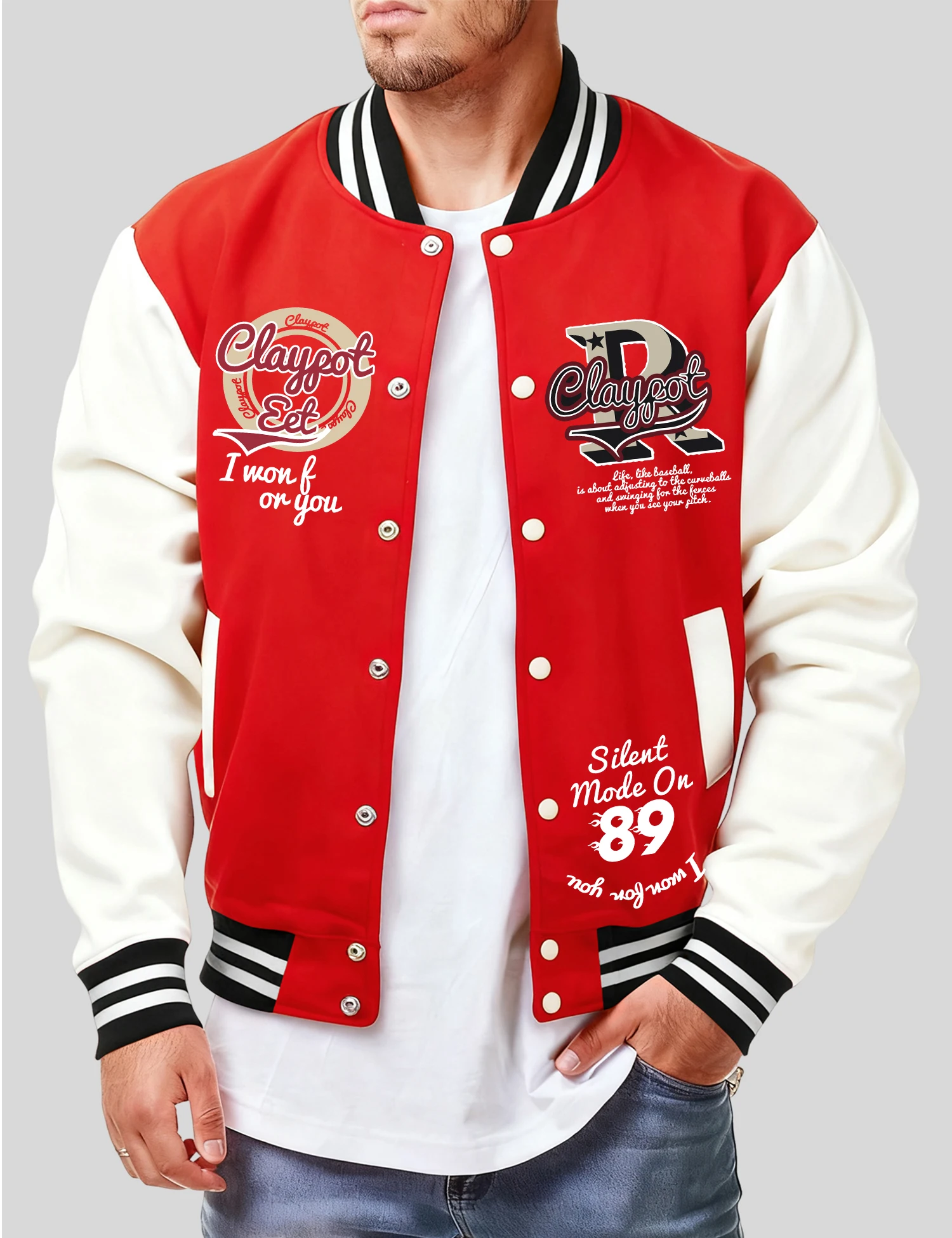 

Мужская бейсбольная майка с буквенным принтом США и кругами, повседневная удобная уличная одежда, американский осенний топ, одежда унисекс в стиле ретро