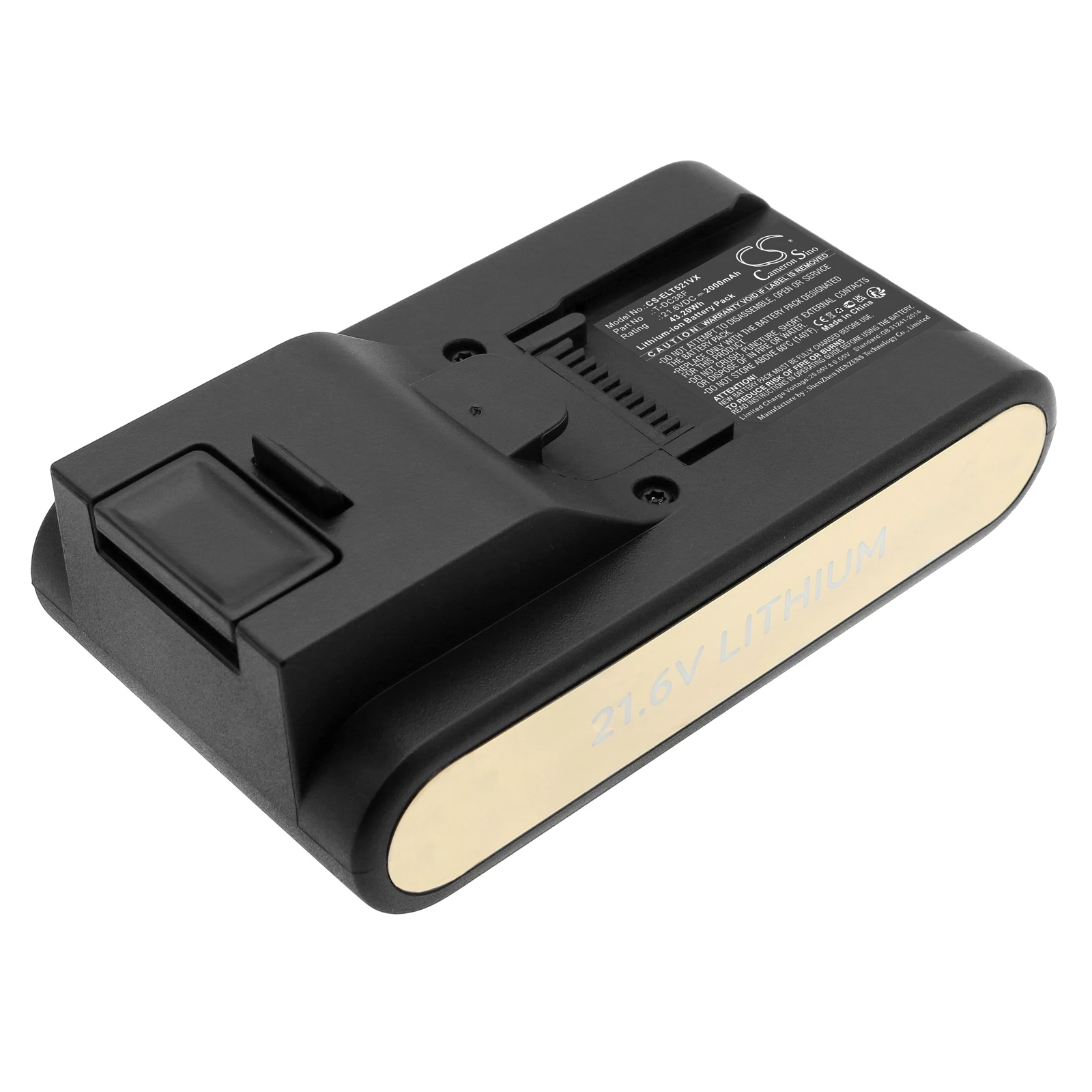 Replacement 21.6V 2000mAh Vacuum Battery for AEG PROGRESS POP5-21T, for Electrolux Progress POP5-21TG T-DC38F