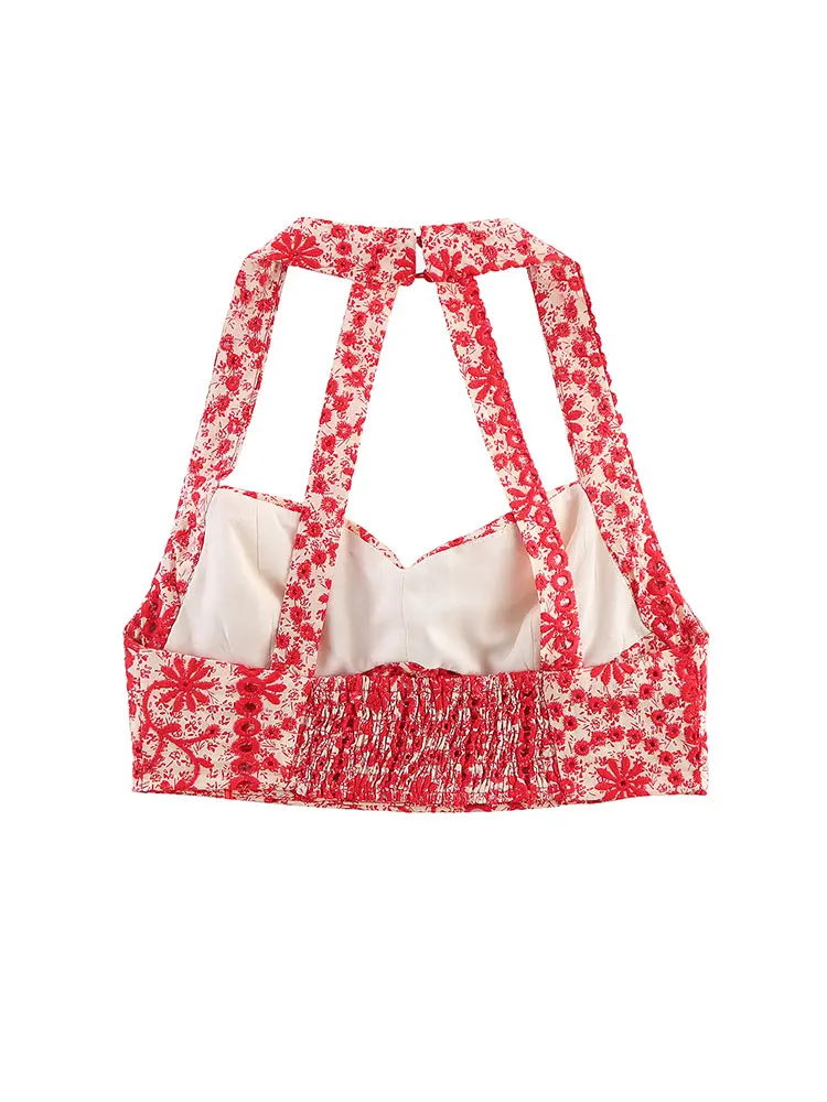 بدلة نسائية صيفية مطرزة لعام 2025، بلوزات قصيرة، تنورة فضفاضة مستقيمة، أطقم عطلة الشاطئ