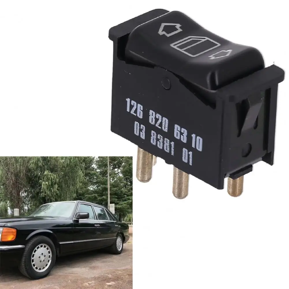 Long Service Life Window Control Switch Perfect Match Power Window Button 1268206310 for Mercedes W126