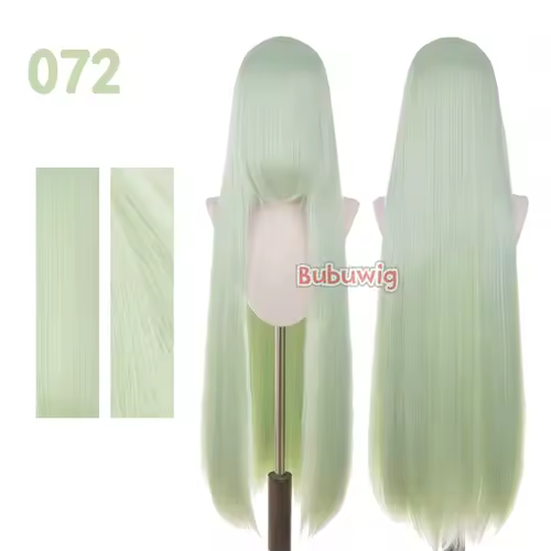 Bubuwig Synthetic Hair 100cm Long Straight Pure Color Cosplay Wigs Over 100 Colors Black White Red Blue Brown Wig Heat Resistant - Image 40