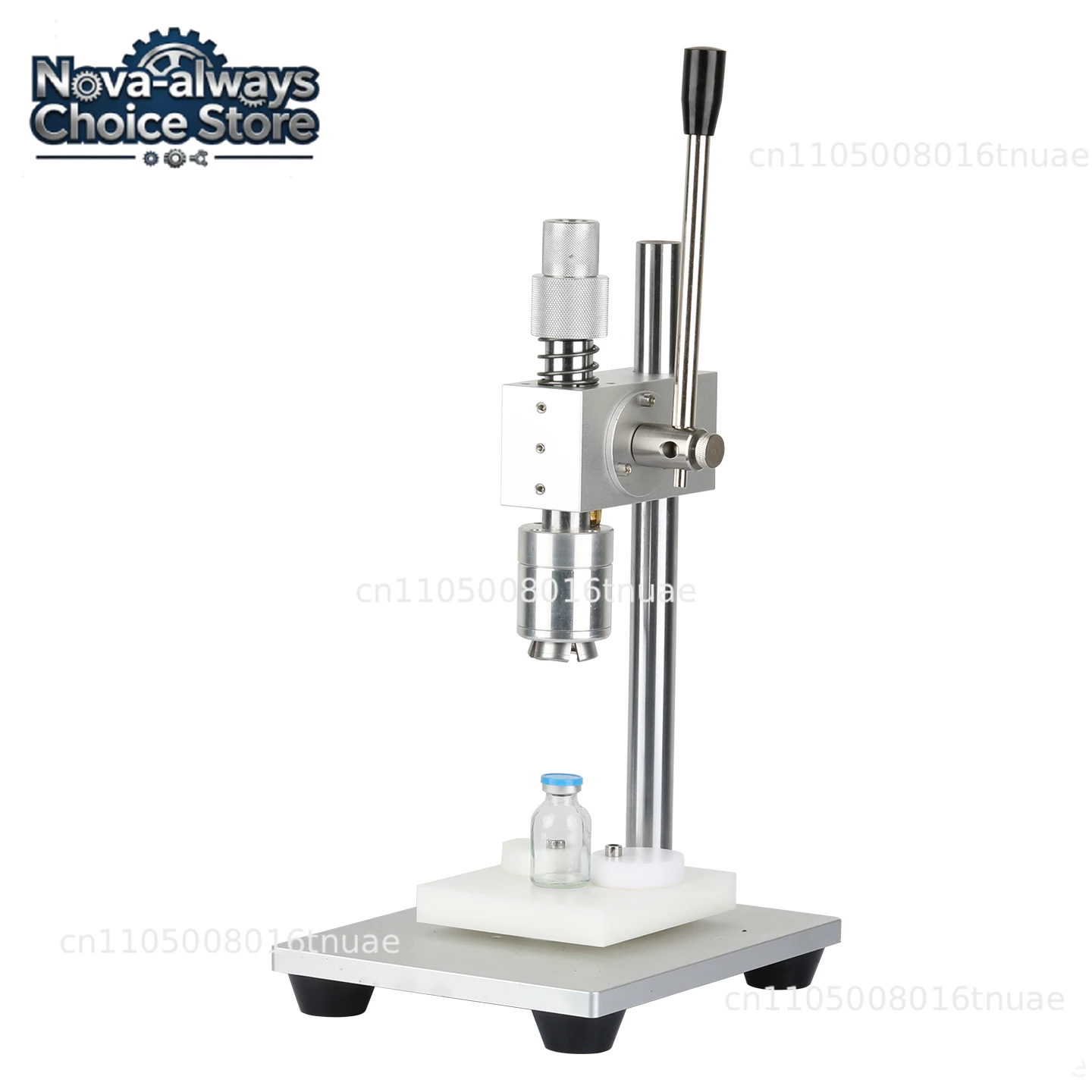 

Bottle Capper Capper Capper Oral Liquid Capping Machine Infusion Bottle Sealer Desktop Sealing Clamp 20 Bottle Mouth