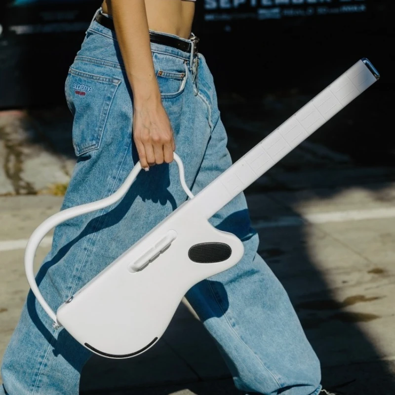 Stringless guitar, smart automatic, playing and singing folk electric beginner guitar