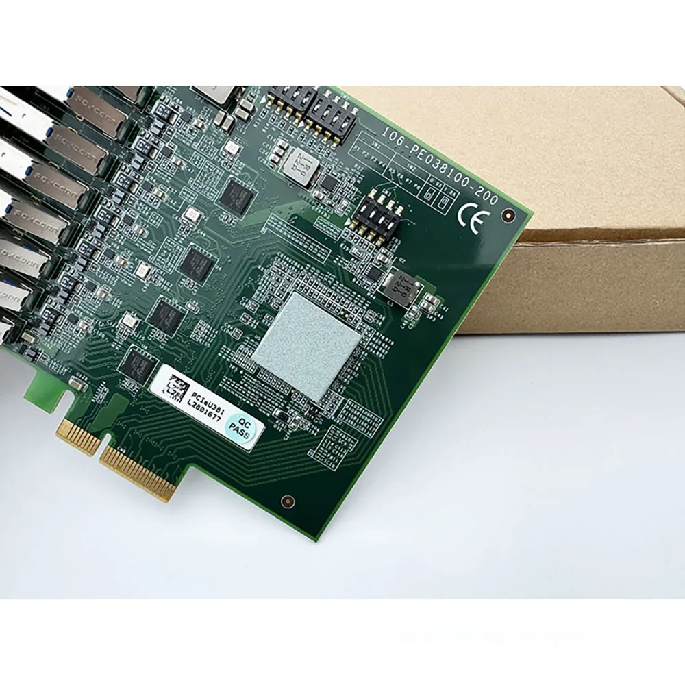 Industrial Vision Camera Card USB3.0 Card PCIE U381 106-PE038100-200 8-port USB Acquisition Card