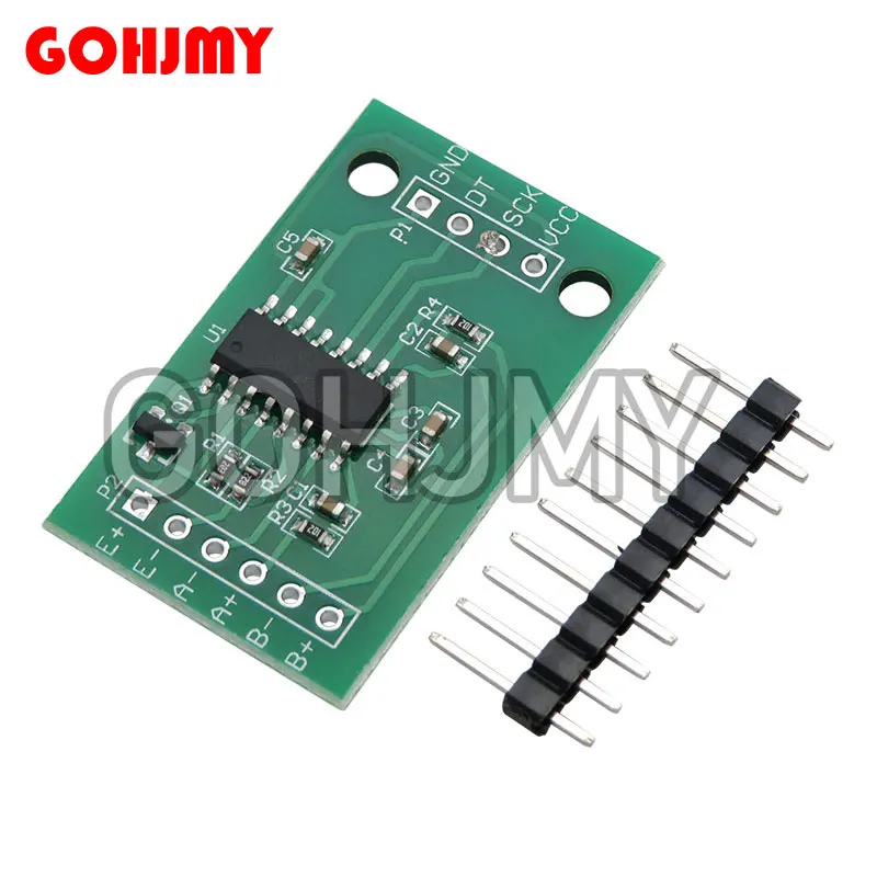 1pcs Dual Channel HX711 Weighing Pressure Sensor 24-bit Precision A/D Module for DIY Electronic Scale