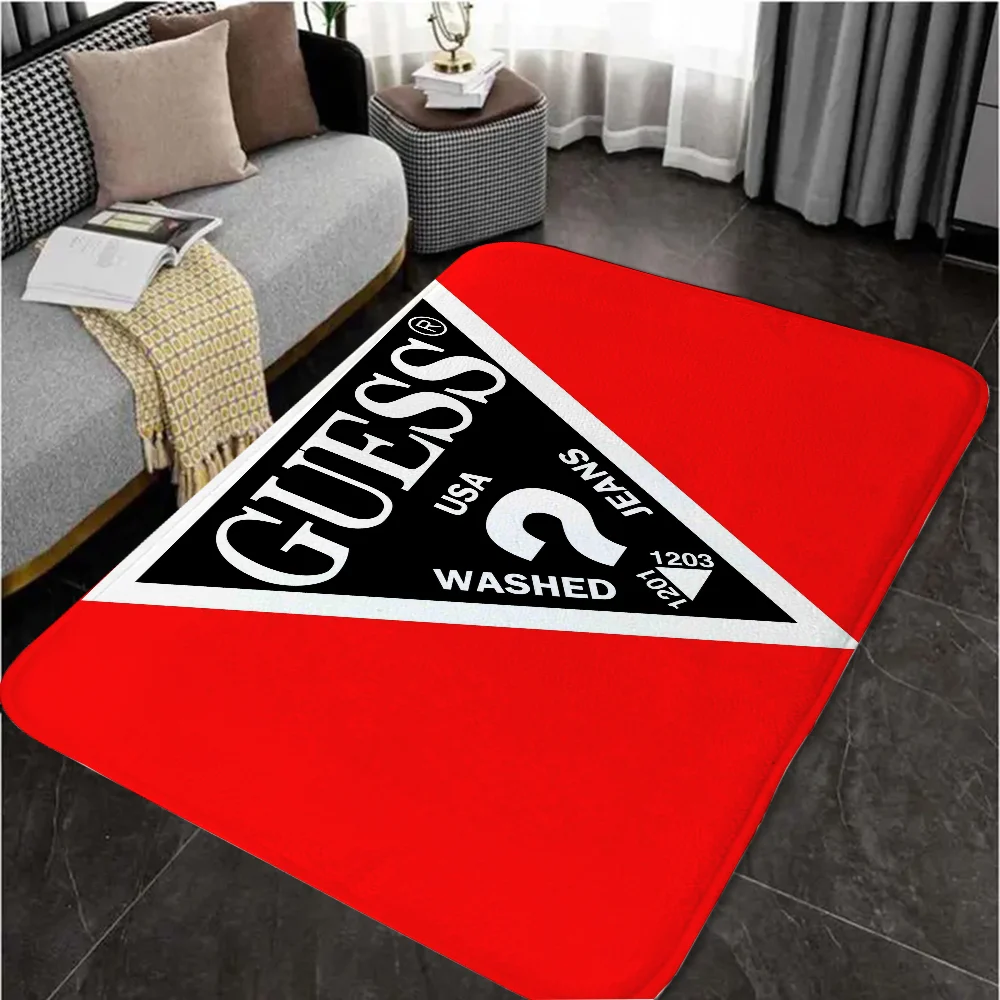 GUESS LOGO Foot Mat Living Room Mat Rug for Bed Room Floor Carpet for Bedroom Bathroom Floor Mats Doormat Entrance Door Carpets