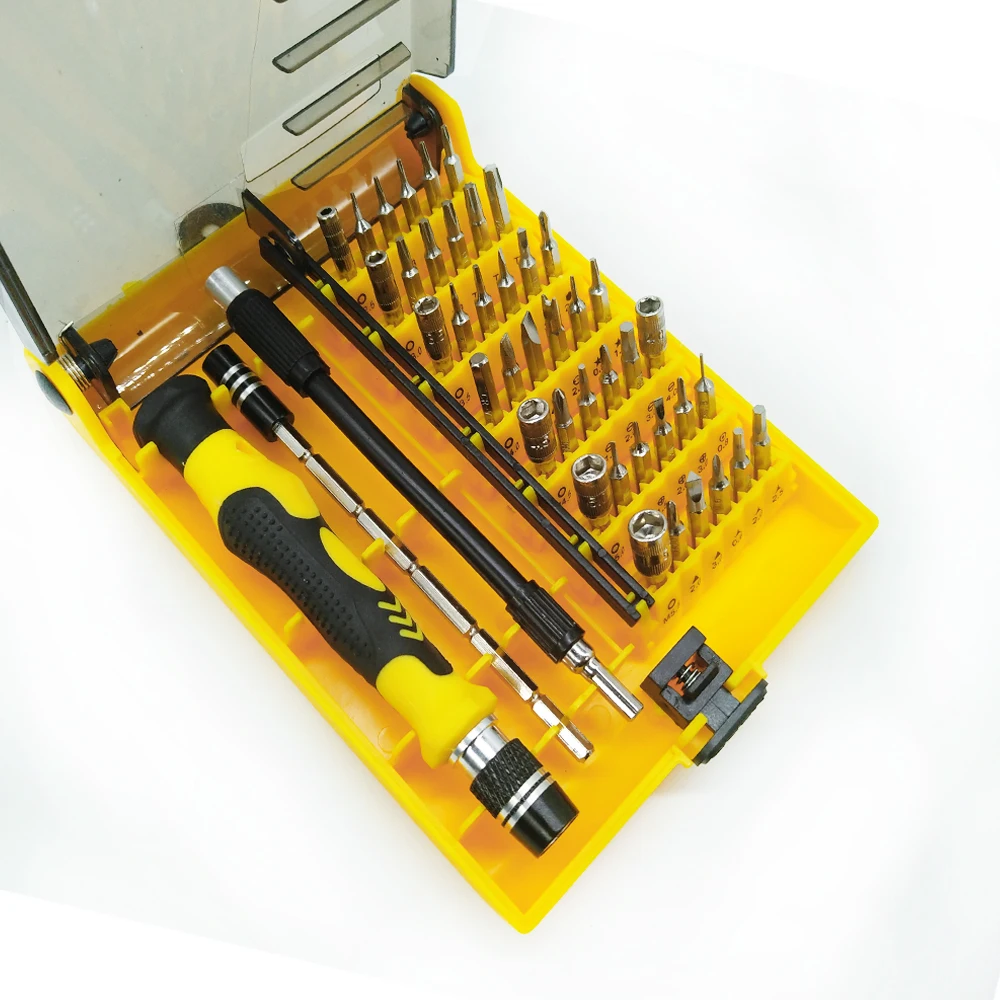 

45 In 1 Screwdriver Set Magnetic Screwdriver Set Precision Screw Driver Tools With Tweezer Hand tools Set Free Shipping