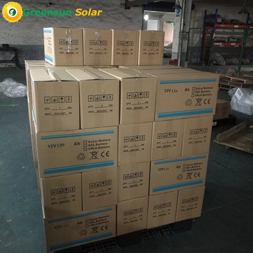 Hot Sale Greensun Gel Solar Battery 12V 200Ah 12 Volt 200 Amp Silicone Gel Battery Price