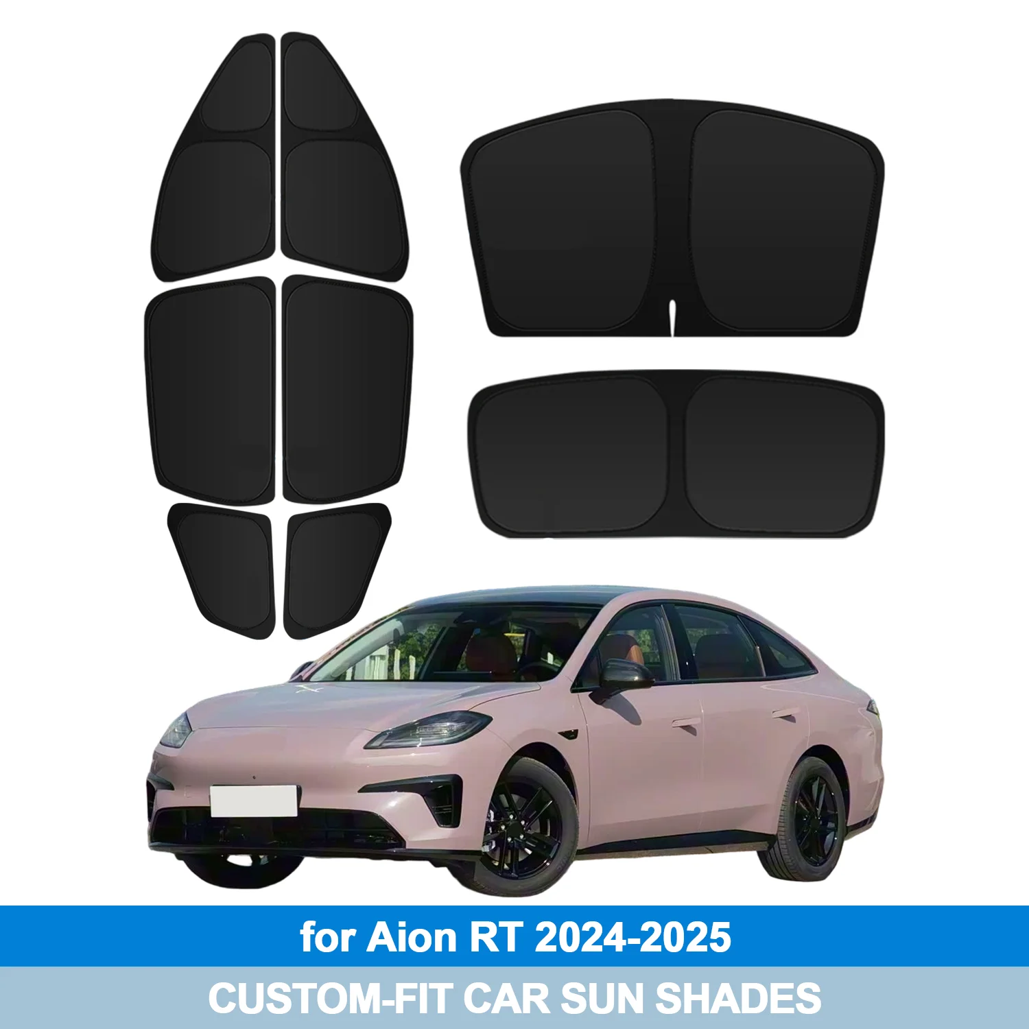 

For Aion RT 2024-2025 Windshield Sun Shade Side Window Shades Cover Sun Visor Shield Privacy Protection