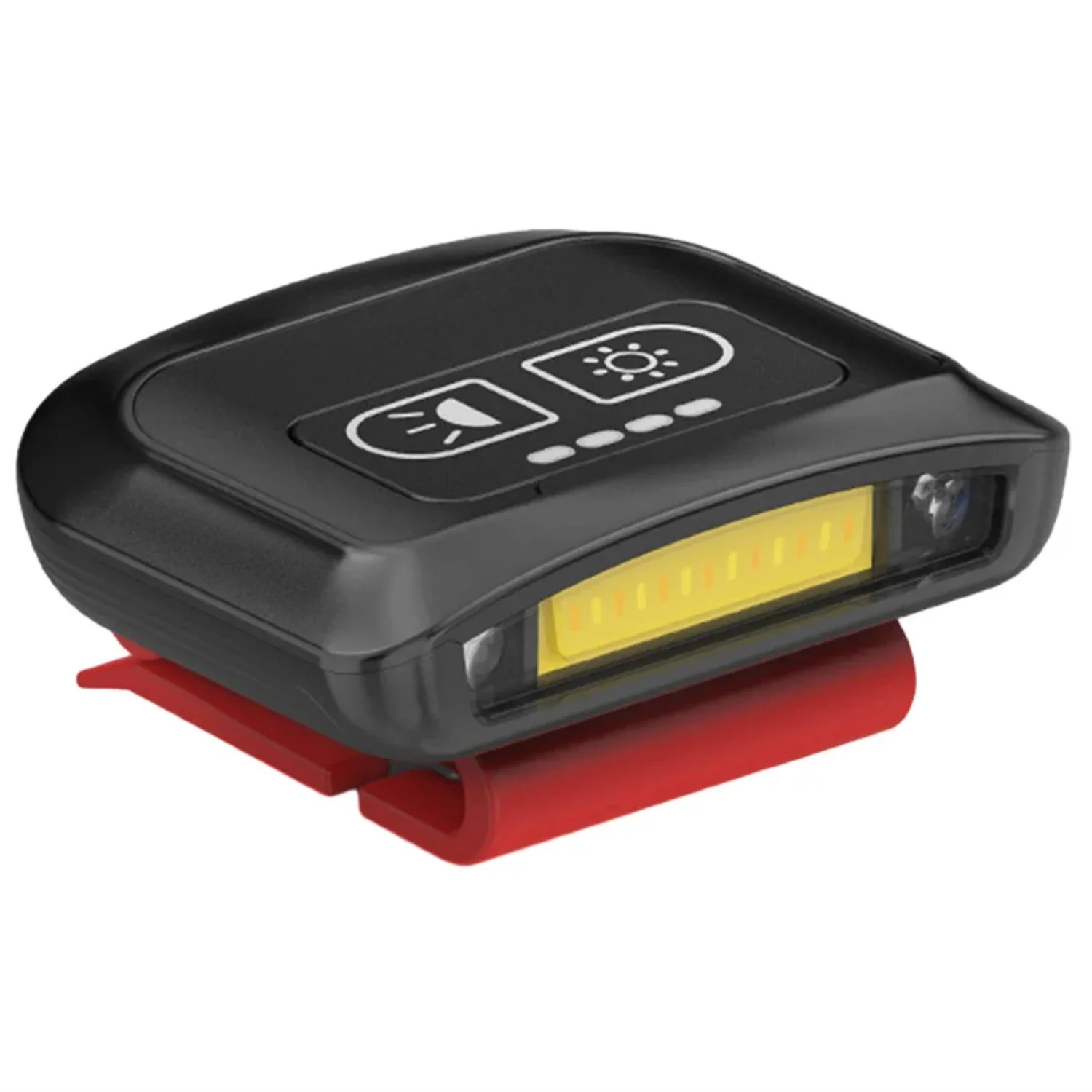 COB قبعة كليب ضوء 80LM 500mAh التعريفي العلوي USB مصباح يدوي قابل لإعادة الشحن مقاوم للماء التخييم الصيد التنزه