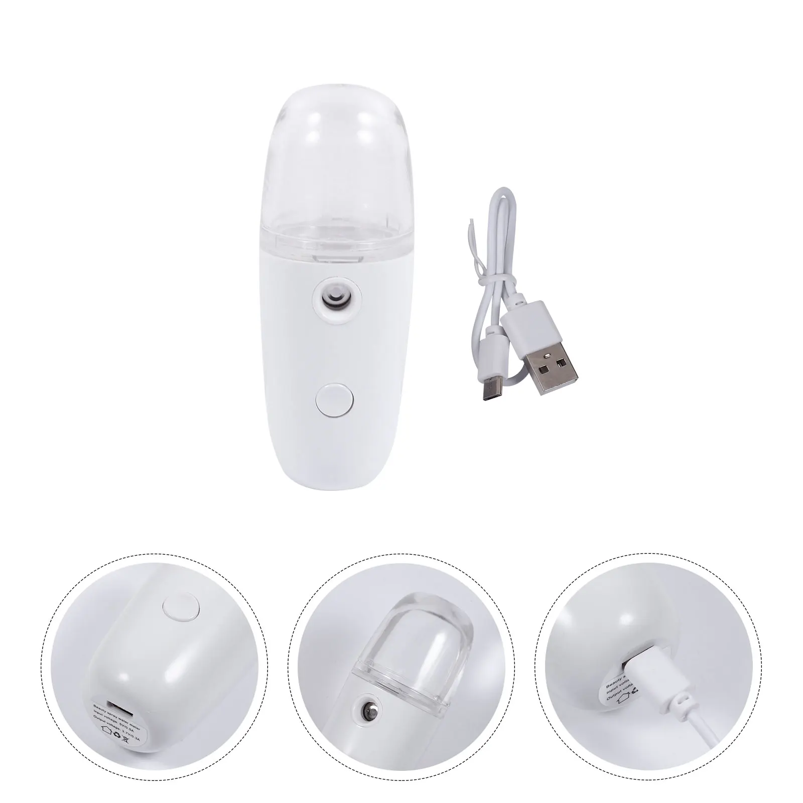 

Facial Steamer Hydrating Sprayer Portable H held Face Mist Machine For Travel Office Use Moisturizing Atomizer Gifts