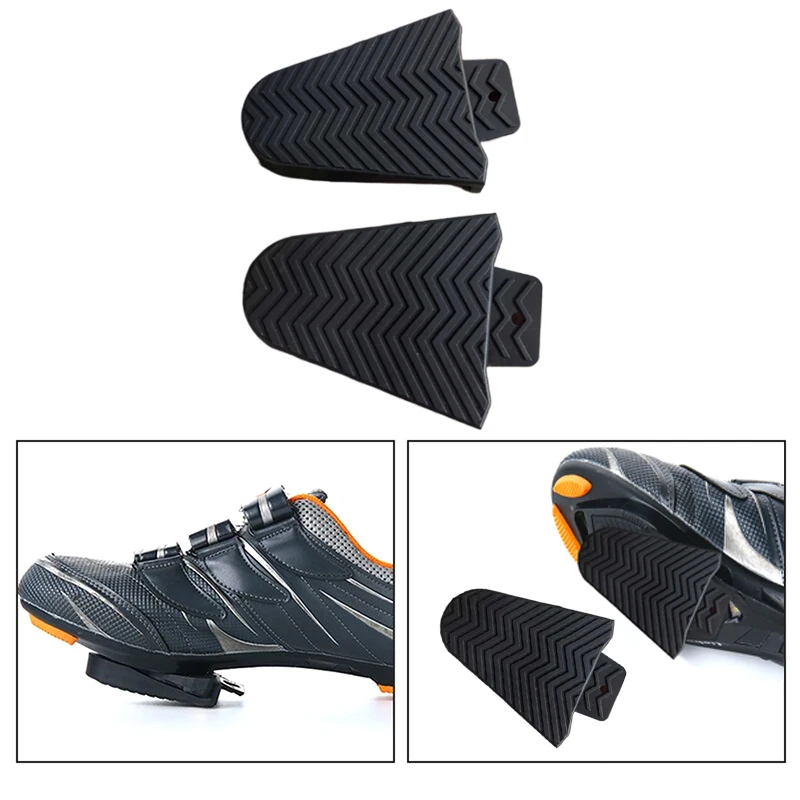 [SH] ¡Oferta! 1 Par de Cubiertas de Goma para Calas de Pedal SPD-SL de Liberación Rápida para Zapatillas de Ciclismo, Protegen las Piezas de Bicicleta para Ciclismo al Aire Libre