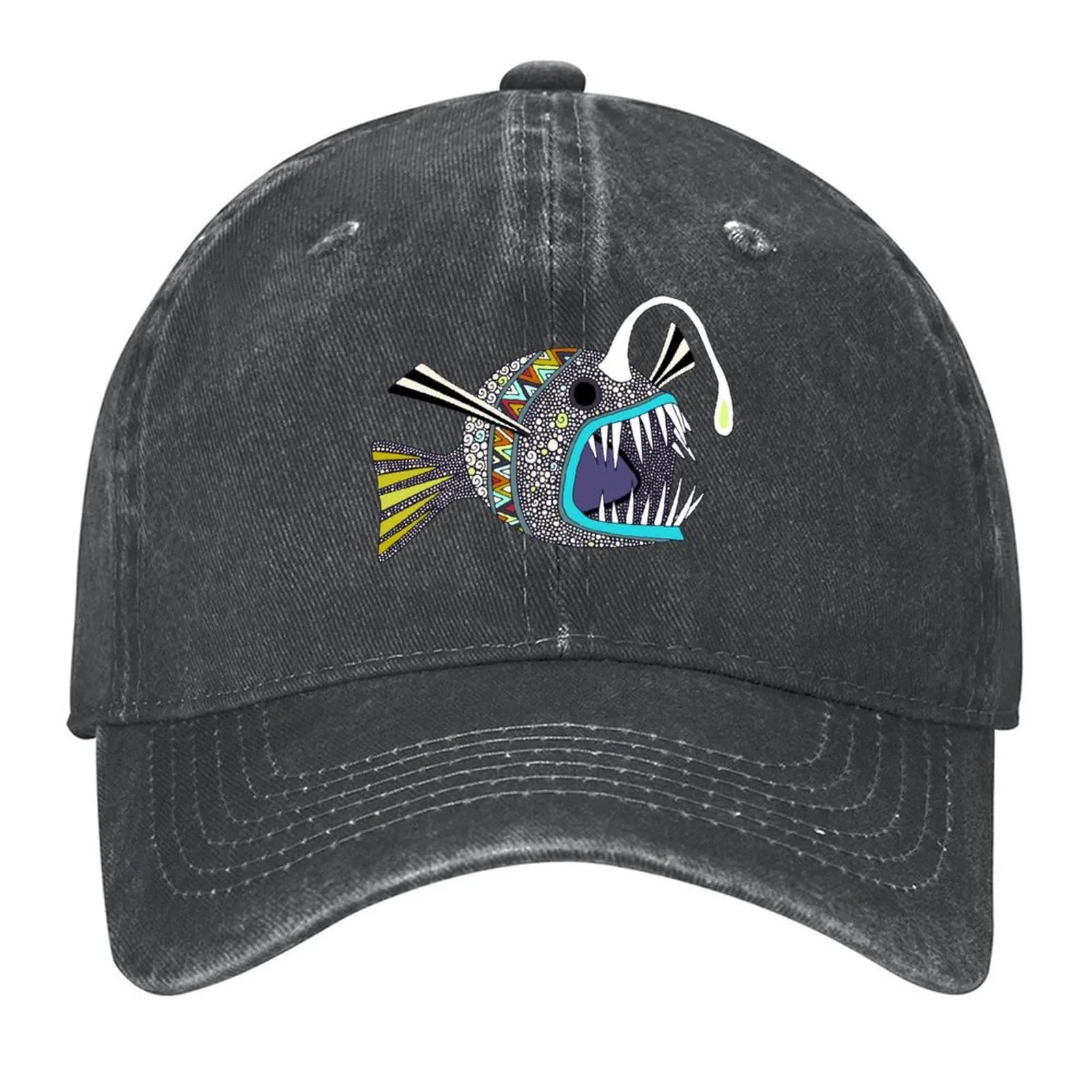 

deep sea anglerfish Baseball Cap western Hat summer hat Ball Cap Designer Hat Women Men's